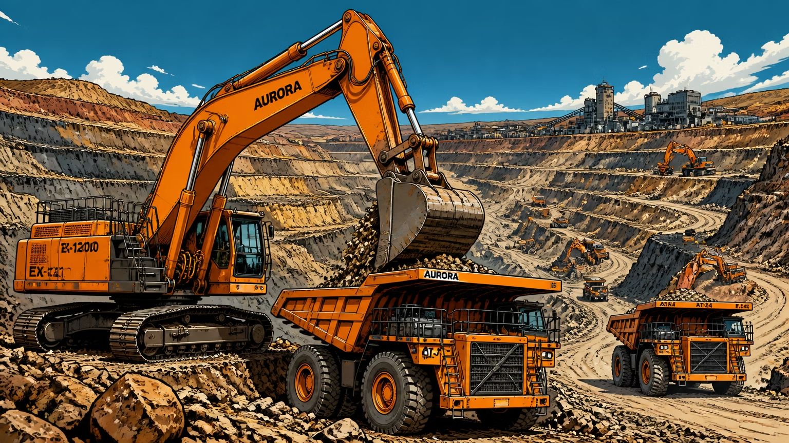 CSTL Heavy Equipment and Excavator Fleet